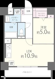 福岡県福岡市博多区東比恵2【マンション】の間取り