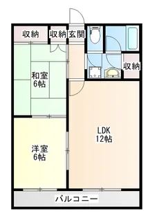 宮城県仙台市青葉区福沢町【マンション】の間取り