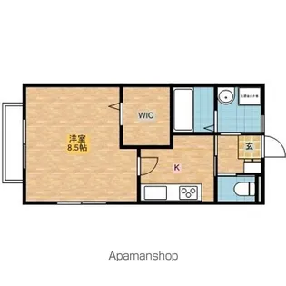 グラシアス・レオーネII・III【1階】の間取り