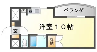 ユニハウスドイ【2階】の間取り