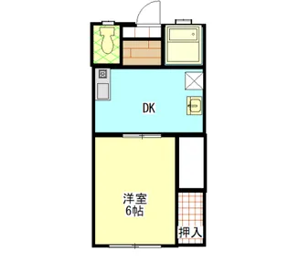 リベルテ太田【2階】の間取り