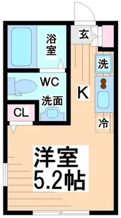 神奈川県川崎市多摩区西生田3【アパート】の間取り