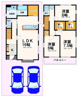 東京都府中市小柳町4【一戸建】の間取り