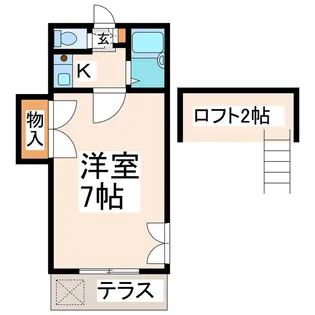 メゾン林【1階】の間取り