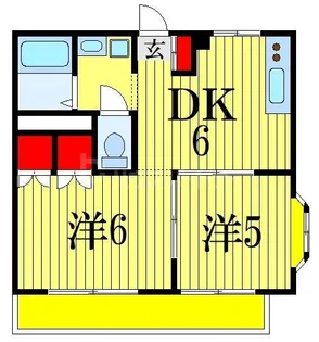 エステートピアフローラ【2階】の間取り