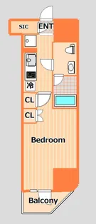 アポロヒルズ関内【8階】の間取り