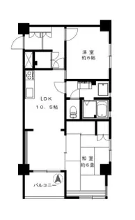 神奈川県横浜市鶴見区寺谷2【マンション】の間取り