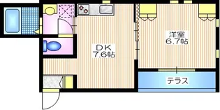 東京都目黒区緑が丘1【マンション】の間取り