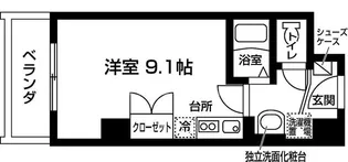 アヴァンセクール近畿大学前【3階】の間取り