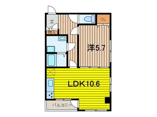 グランステージ東浦和【3階】の間取り