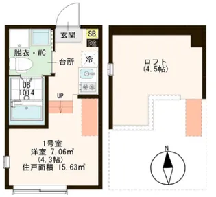 Dream小岩【1階】の間取り