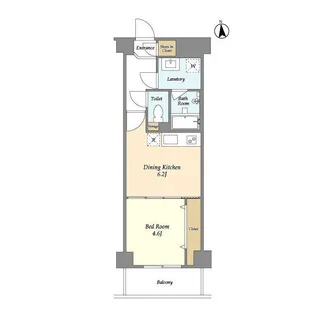 ジニア新宿中落合の間取り