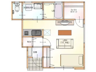 D BOX大町【1階】の間取り