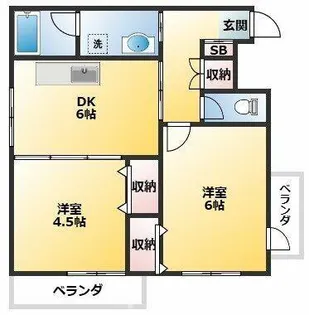 東京都杉並区清水1【マンション】の間取り