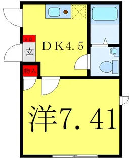 ルミエール【1階】の間取り