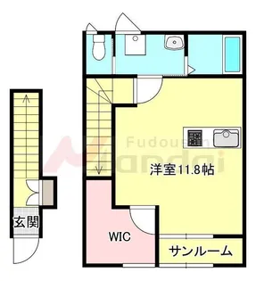 ソラティオII【2階】の間取り