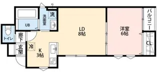 JLIVE行徳【1階】の間取り