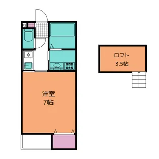 西生田インタナショナルハウス【1階】の間取り