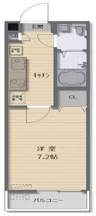 ユニーベール美しが丘【1階】の間取り