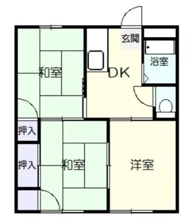 スナオハイツ【2階】の間取り