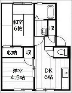メゾンセンチュリー A【1階】の間取り