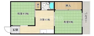 大阪府大阪市都島区都島北通2【マンション】の間取り