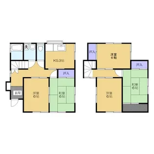 埼玉県所沢市三ケ島5【一戸建】の間取り