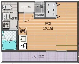 CottonWell西小岩【2階】の間取り