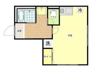 フェリチタ鶴見【2階】の間取り