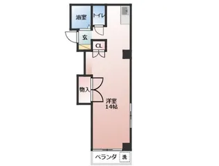 メゾン富田町【4階】の間取り
