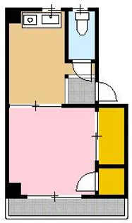 牧野荘【3階】の間取り