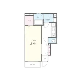 ハイム・ヤバタ【1階】の間取り