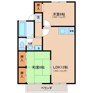 パークハイム C棟【2階】の間取り
