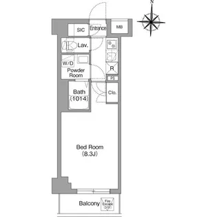 東京都江東区大島8【マンション】の間取り