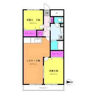 ミネハイム【3階】の間取り