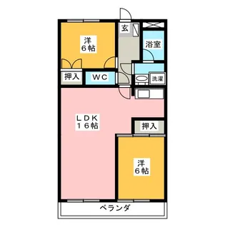 アイレックスミヤケ【2階】の間取り