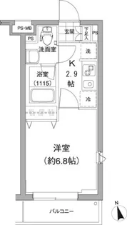 プランドール南榎【3階】の間取り