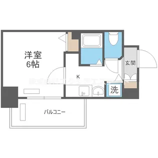 プレサンス梅田北パワーゲート【5階】の間取り