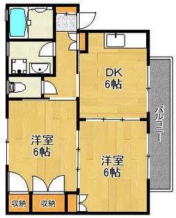 神奈川県横浜市港北区箕輪町2【アパート】の間取り