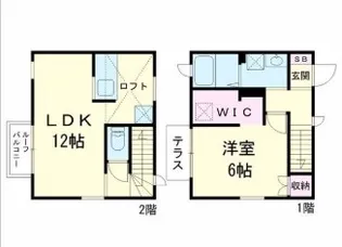 東京都豊島区雑司が谷1【一戸建】の間取り