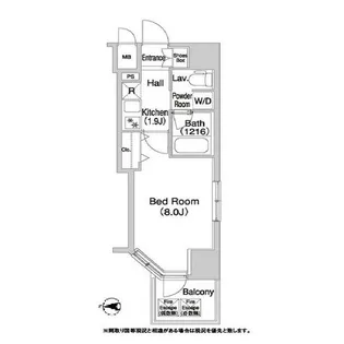 コンフォリア浅草橋DEUX【2階】の間取り