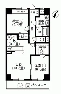 シェルフブラン上馬小泉公園【1階】の間取り