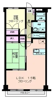 ウィンパレス弐番館【3階】の間取り