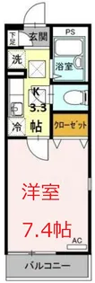 東京都品川区中延2【アパート】の間取り