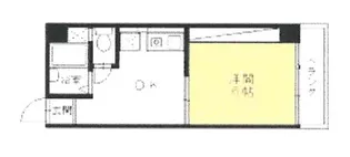 コアパレス安西【4階】の間取り