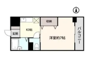 アシストプリンス青森【7階】の間取り