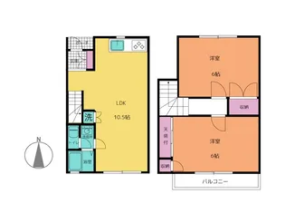 神奈川県茅ヶ崎市円蔵【一戸建】の間取り