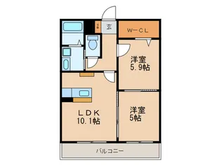 オーブ【1階】の間取り