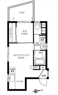 ふーが北池袋【1階】の間取り