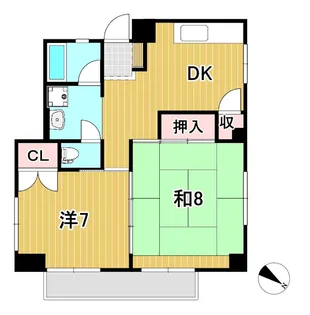 コーポラス明和【3階】の間取り